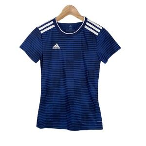 Adidas Climalite Condivo 18 Soccer Jersey Womens 2XS Navy Blue New $50